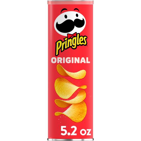 Order Pringles Potato Crisps Chips Original (5.2 oz) food online from Rite Aid store, Eugene on bringmethat.com