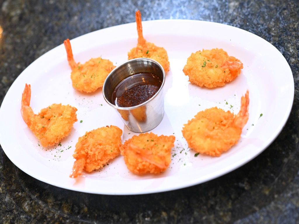 Order Coconut Shrimp Basket food online from Cafe 214 store, Addison on bringmethat.com