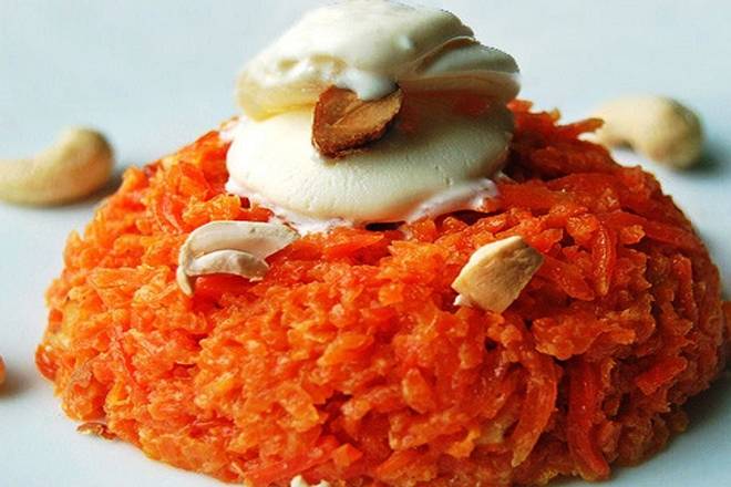 Order Carrot Pudding food online from Incredible India Cafe store, Los Angeles on bringmethat.com