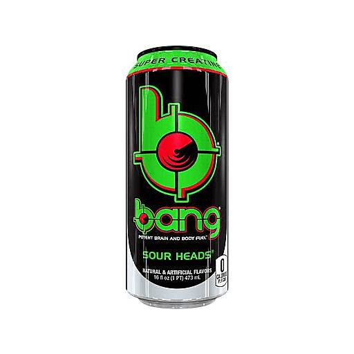 Order Bang Energy Sour Heads (16 OZ) 128233 food online from Bevmo! store, Pasadena on bringmethat.com