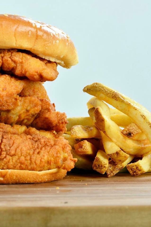 Order Crazy Catfish Big Fat Burger food online from Seafood Kitchen store, Virginia Beach on bringmethat.com