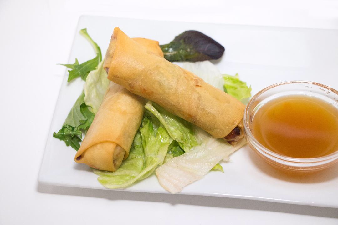 Order Vegetable Spring Roll 上春  A food online from Jin Fine Asian Cuisine store, Brookline on bringmethat.com