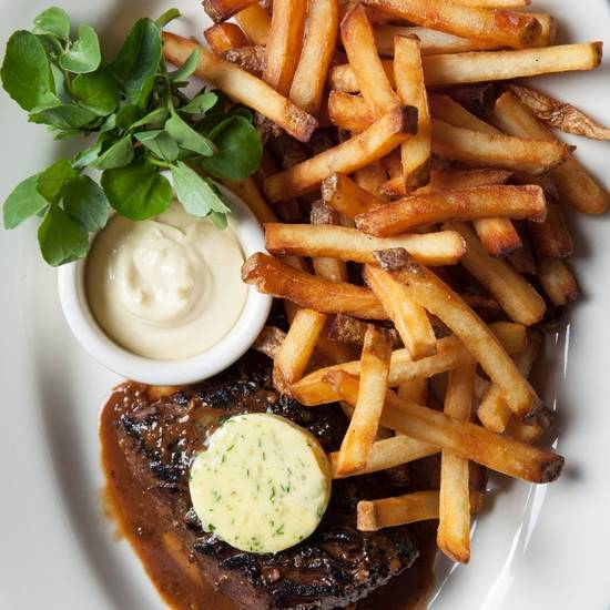 Order Grilled Creekstone Farms Steak Frites food online from Cassia store, Santa Monica on bringmethat.com