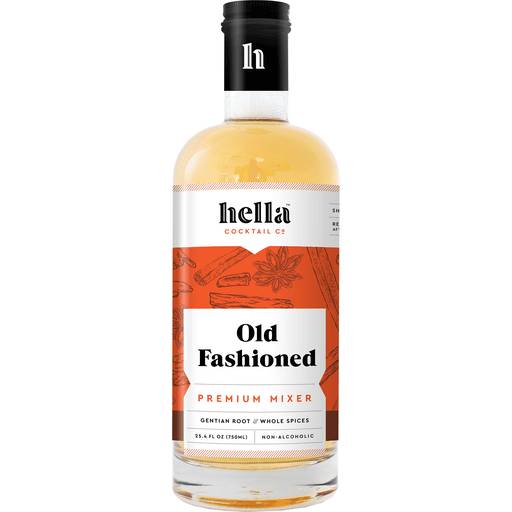 Order Hella Old Fashioned Cocktail Mixer (750 ML) 128469 food online from BevMo! store, Milpitas on bringmethat.com