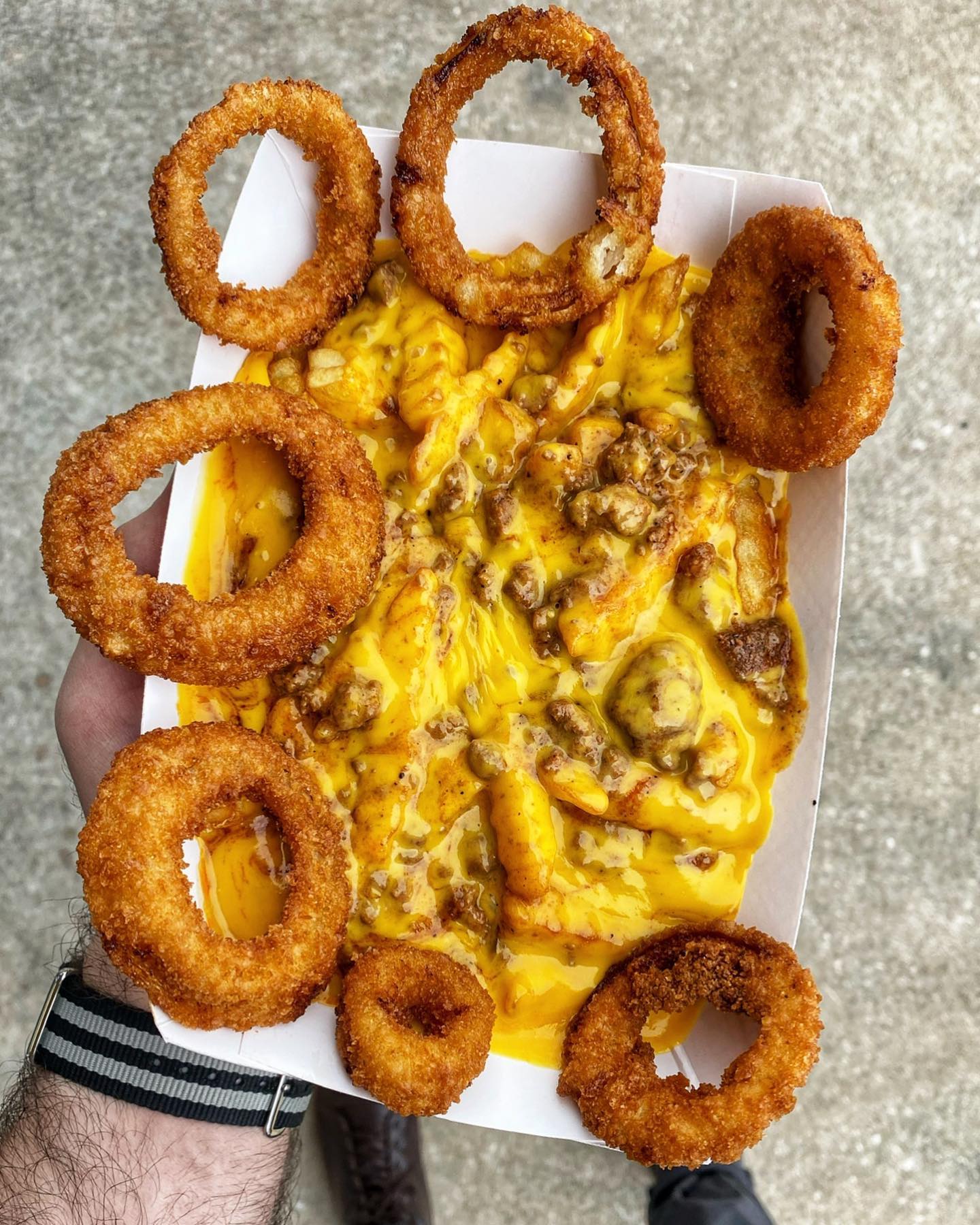 Order Chilli Cheese Fries food online from Busy Boy Grill & Cafe store, Richmond on bringmethat.com