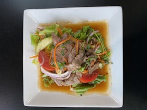 Order 15. Yum Nuea (Beef Salad) food online from Youpa Thai Kitchen store, Kent on bringmethat.com