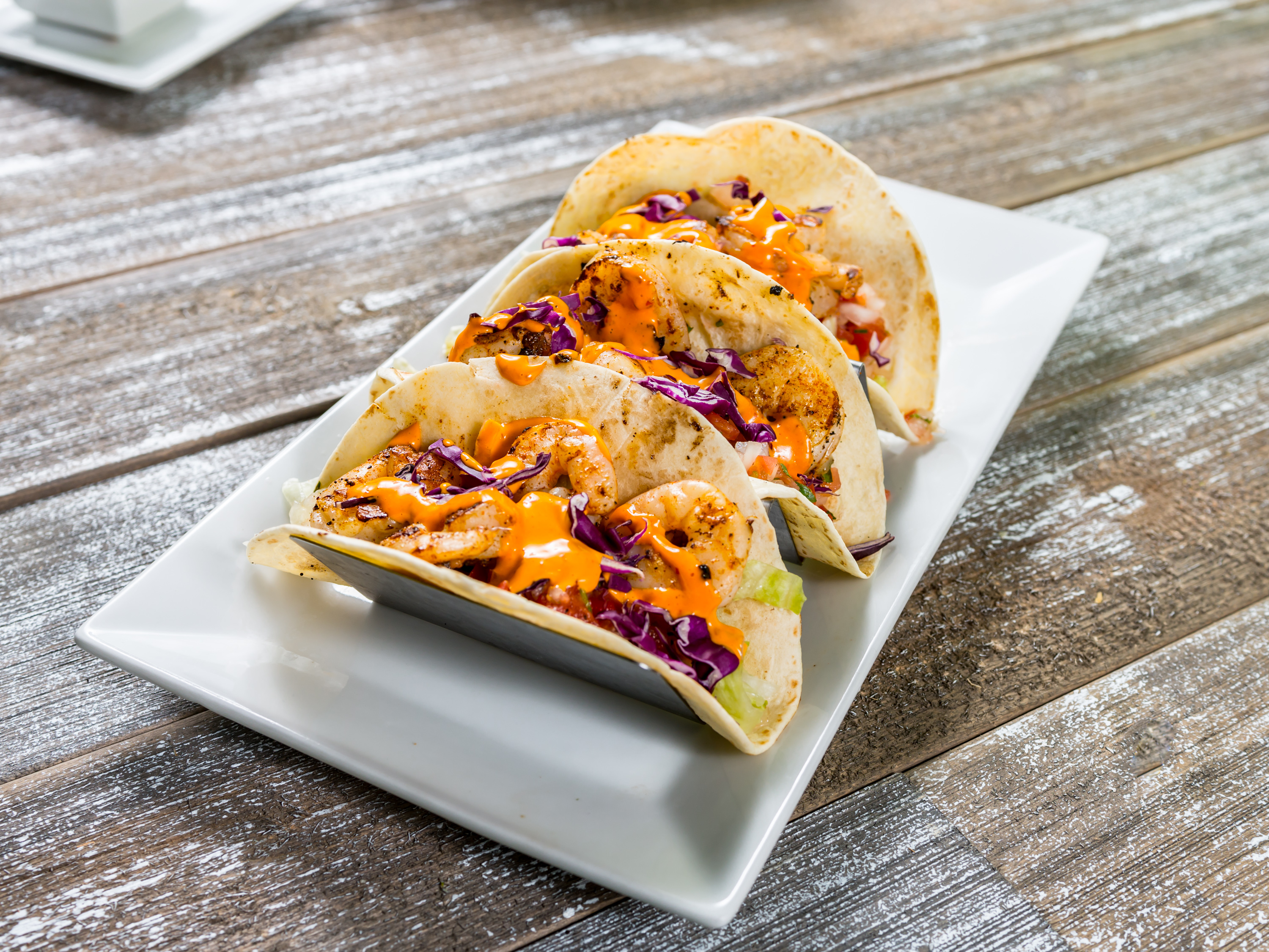 Order Shrimp Tacos  food online from Tequila Mexican Grill Bakery & Store store, Lancaster on bringmethat.com