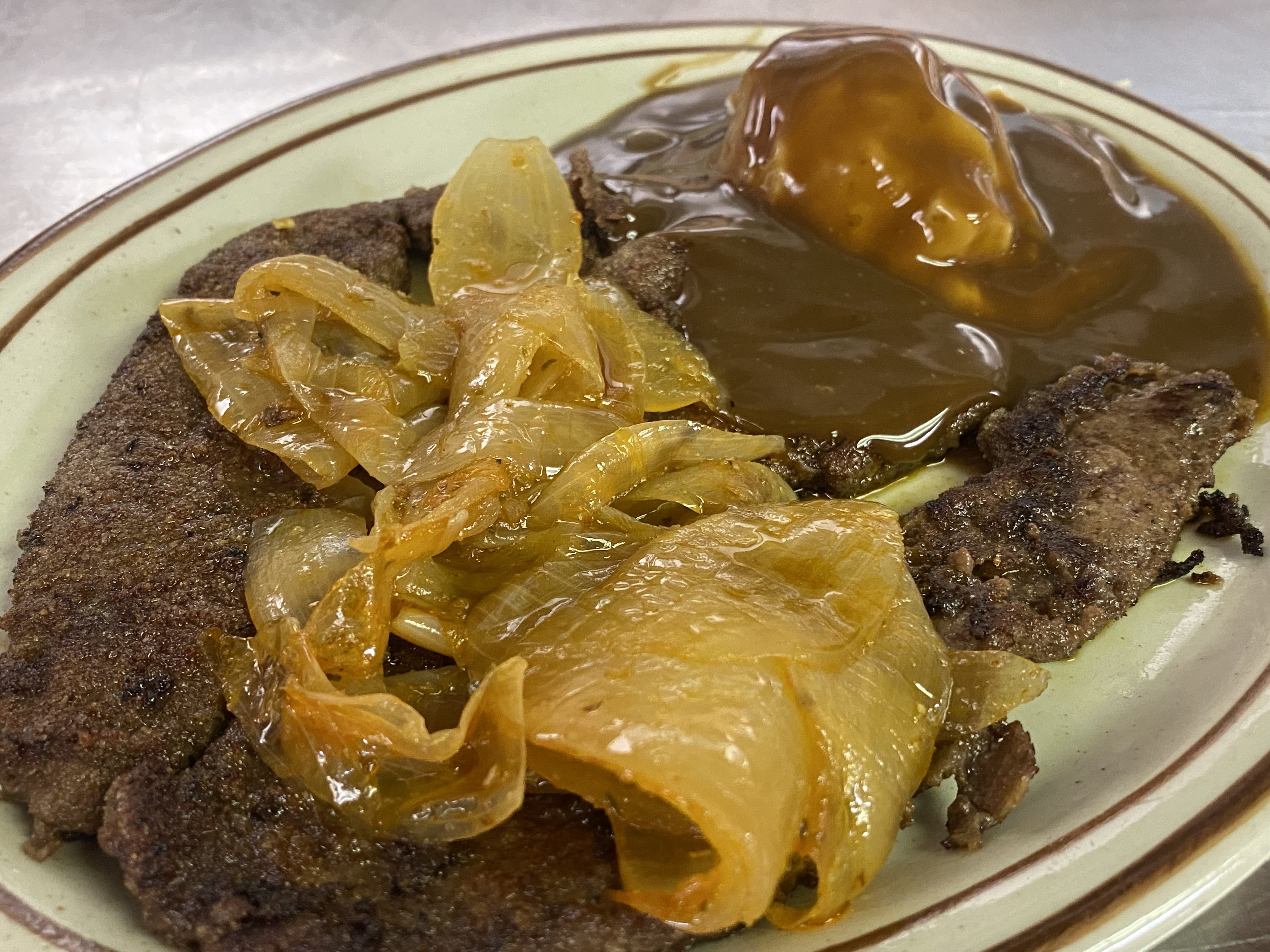 Order Liver & Onions Classic Dinner food online from Carver Family Restaurant store, Richmond on bringmethat.com