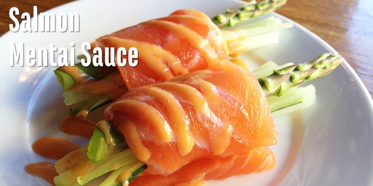 Order Salmon Mentai Sauce- food online from Gorilla Sushi store, Chicago on bringmethat.com