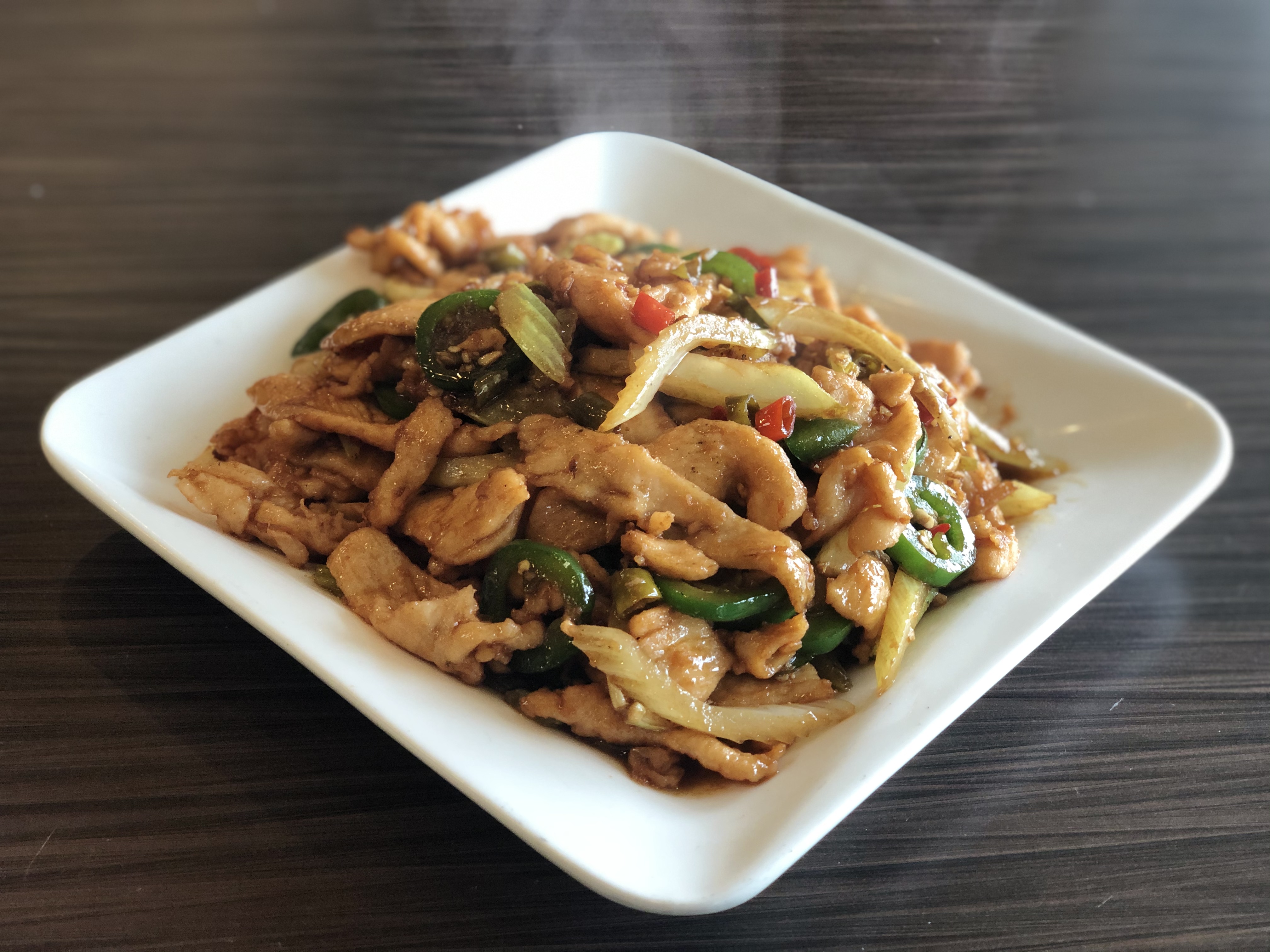 Order Stir Fried Chicken with Pickled Chili/ 泡椒鸡 food online from Chef Tang store, Vista on bringmethat.com