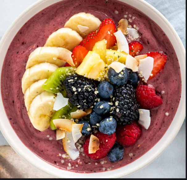 Order Morning Glow Bowl food online from The Funky Monkey Juice Bar store, Chicago on bringmethat.com