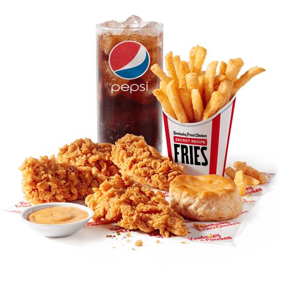Order Crispy Tenders Combo food online from Kfc store, Cabot on bringmethat.com