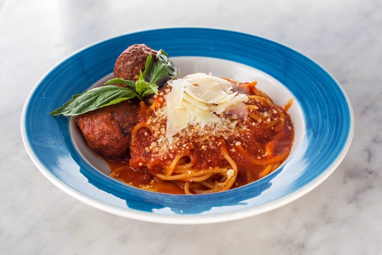 Order Spaghetti Polpette food online from Song E Napule store, New York on bringmethat.com