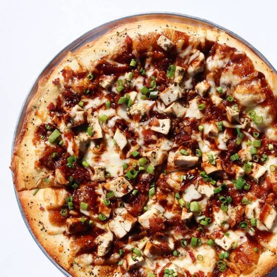 Order BBQ Chicken Pizza food online from Blue Moon Pizza store, Sandy Springs on bringmethat.com