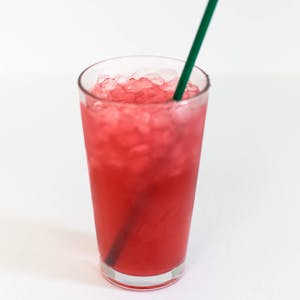 Order Strawberry Lemonade (12oz.) food online from Sweet Peas Play Cafe store, Kokomo on bringmethat.com