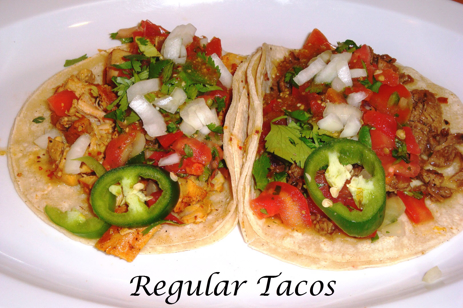 Order 1 Regular Tacos food online from Why Cook? store, Alameda on bringmethat.com