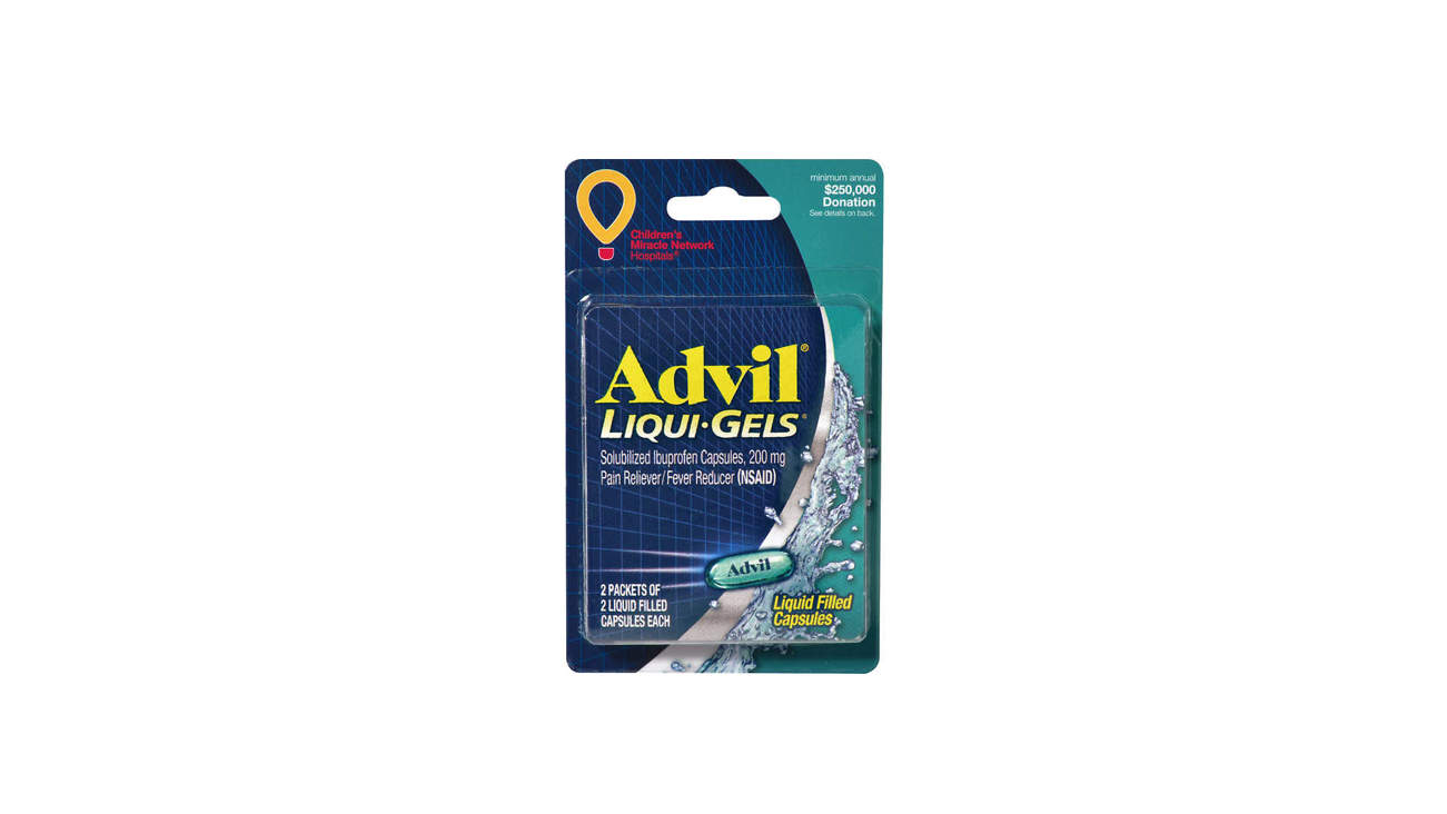 Order Advil Liquid-Gels 4 Caps food online from Rebel store, Las Vegas on bringmethat.com