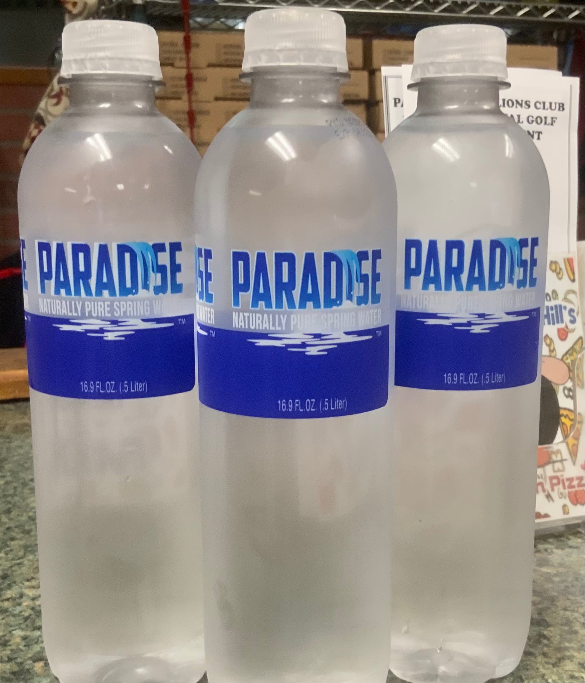 Order Water - 16.9 oz Water food online from Whatinthe Sam Hills Brick Oven Pizza store, Wilkes-Barre on bringmethat.com