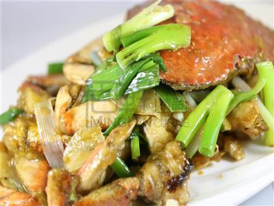 Order Dungeness Crab with Ginger and Scallions food online from MingHin Cuisine - Lakeshore East store, Chicago on bringmethat.com