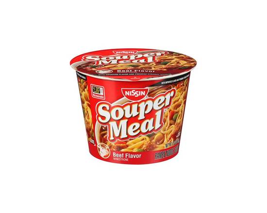 Order Souper Meal Beef Flavor Ramen Noodles 4.3oz food online from Extra Mile 2038 store, Dana Point on bringmethat.com