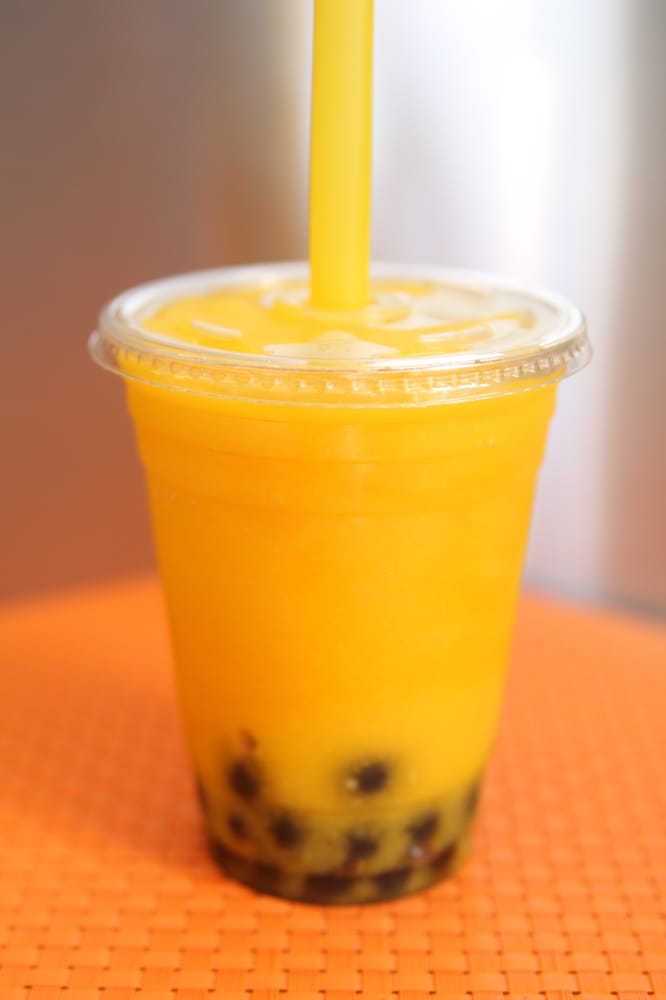 Order Mango Bubble Milk Tea food online from Dream House Asian Bistro store, Philadelphia on bringmethat.com