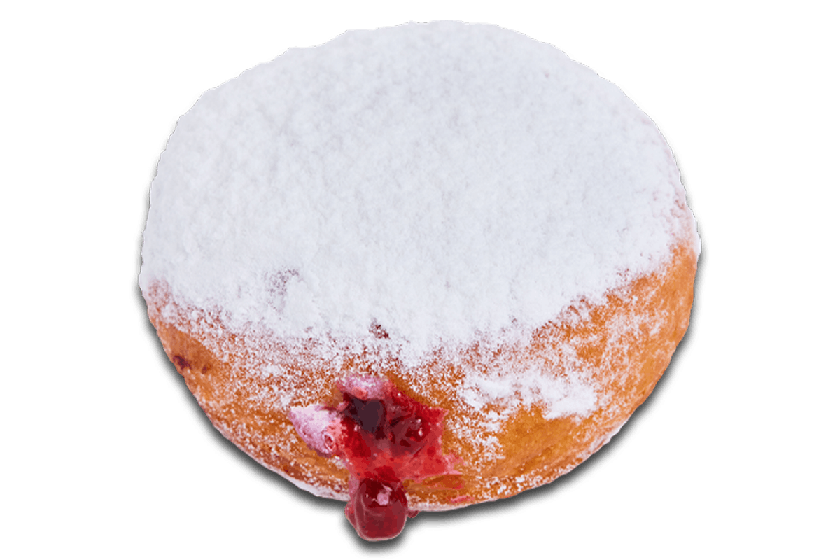 Order Strawberry Jelly Filled food online from Randy Donuts store, Costa Mesa on bringmethat.com