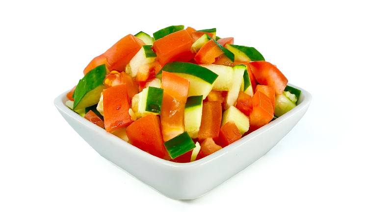 Order Sm Tomato & Cucumber Salad food online from La Rosa Chicken & Grill store, Berkeley Heights on bringmethat.com