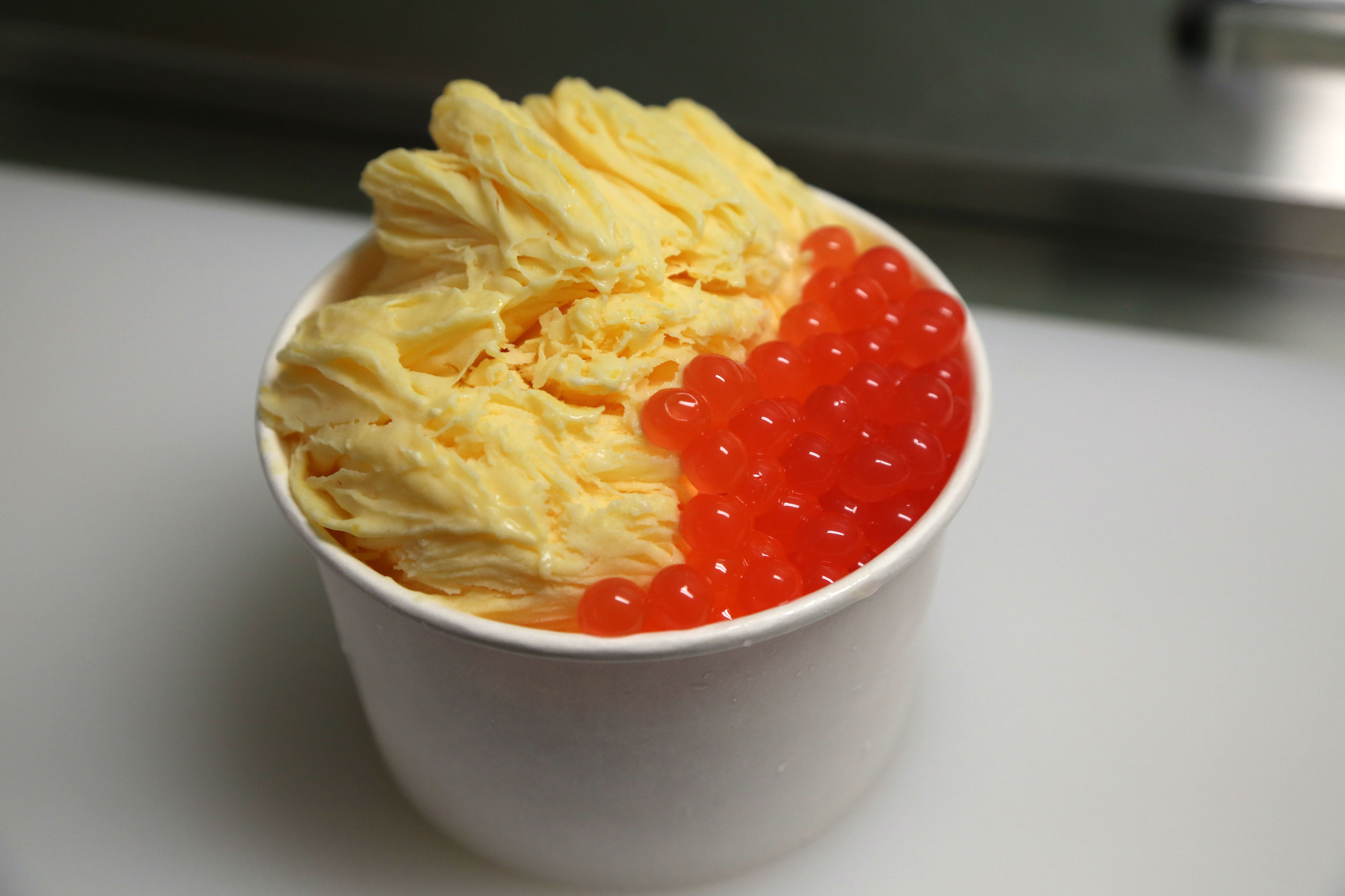 Order Mango Shaved Snow food online from Frostea store, Daly City on bringmethat.com