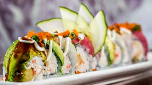 Order Santa Amazing Roll food online from Sushi Xuan store, Albuquerque on bringmethat.com