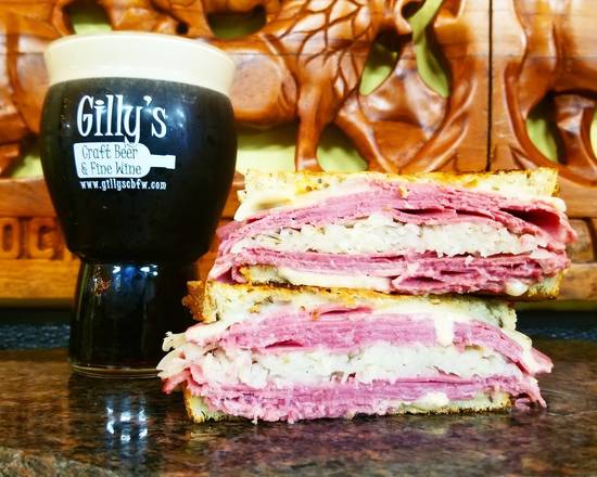 Order The Reuben Sandwich food online from Gilly's Craft Beer & Fine Wine store, Rockville on bringmethat.com