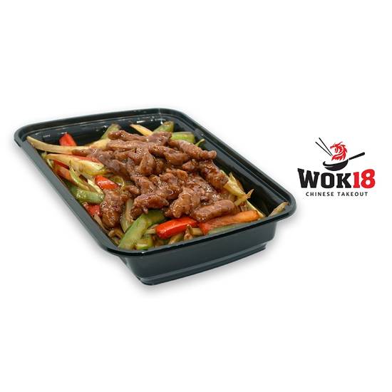 Order Beef w/ garlic sauce  food online from Wok 18 store, Teaneck on bringmethat.com