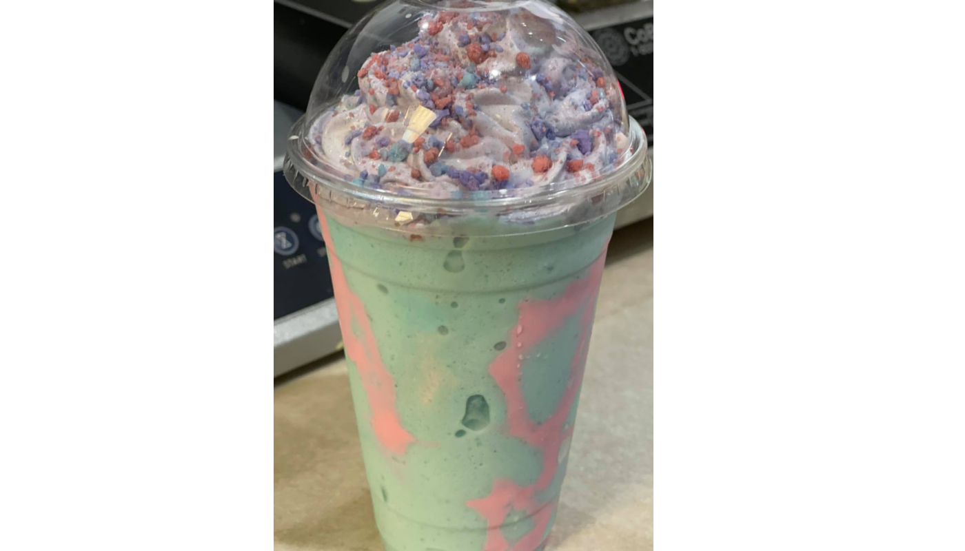 Order Cotton Candy Frappe food online from Libby Lou Fun Factory store, Columbus on bringmethat.com