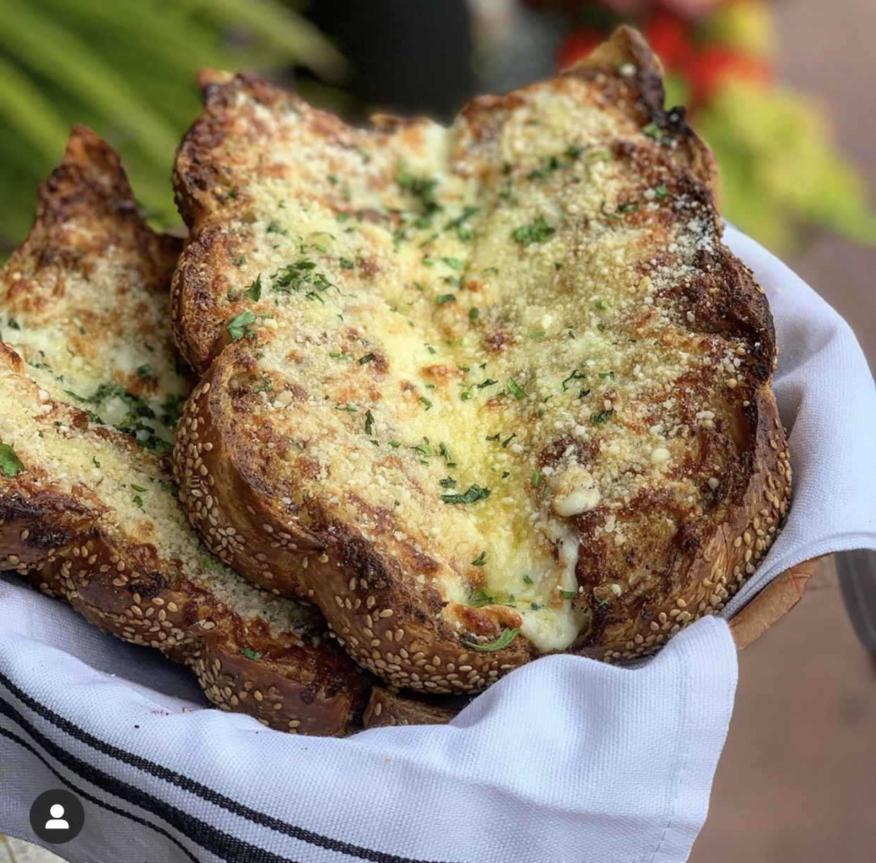 Order Garlic Bread with Melted Mozzarella food online from Panini Grill store, Freehold on bringmethat.com