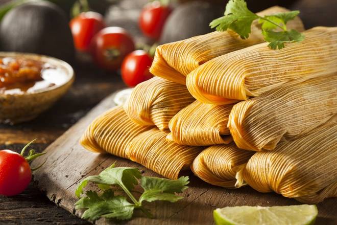 Order Tamales by the Dozen food online from On The Border Mexican Grill store, Paramus on bringmethat.com