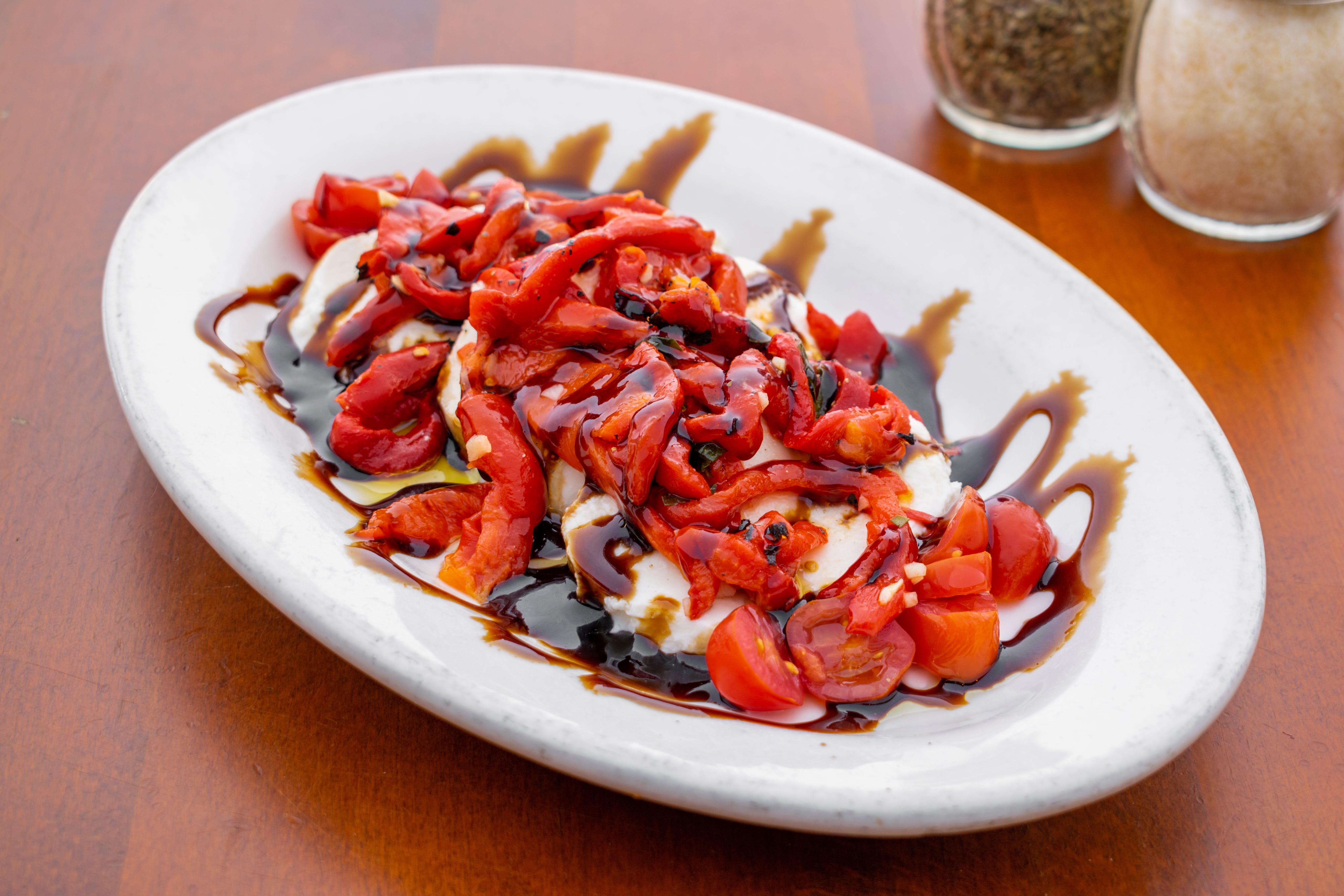 Order Caprese Salad - Salad food online from Fiamma Wood Fired Pizza store, Westfield on bringmethat.com