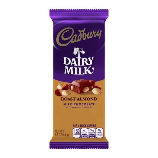 Order Cadbury Milk Chocolate With Roasted Almonds food online from CVS store, Tulsa on bringmethat.com