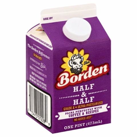 Order Borden Half & Half 1 Pint food online from 7-Eleven store, Willoughby Hills on bringmethat.com