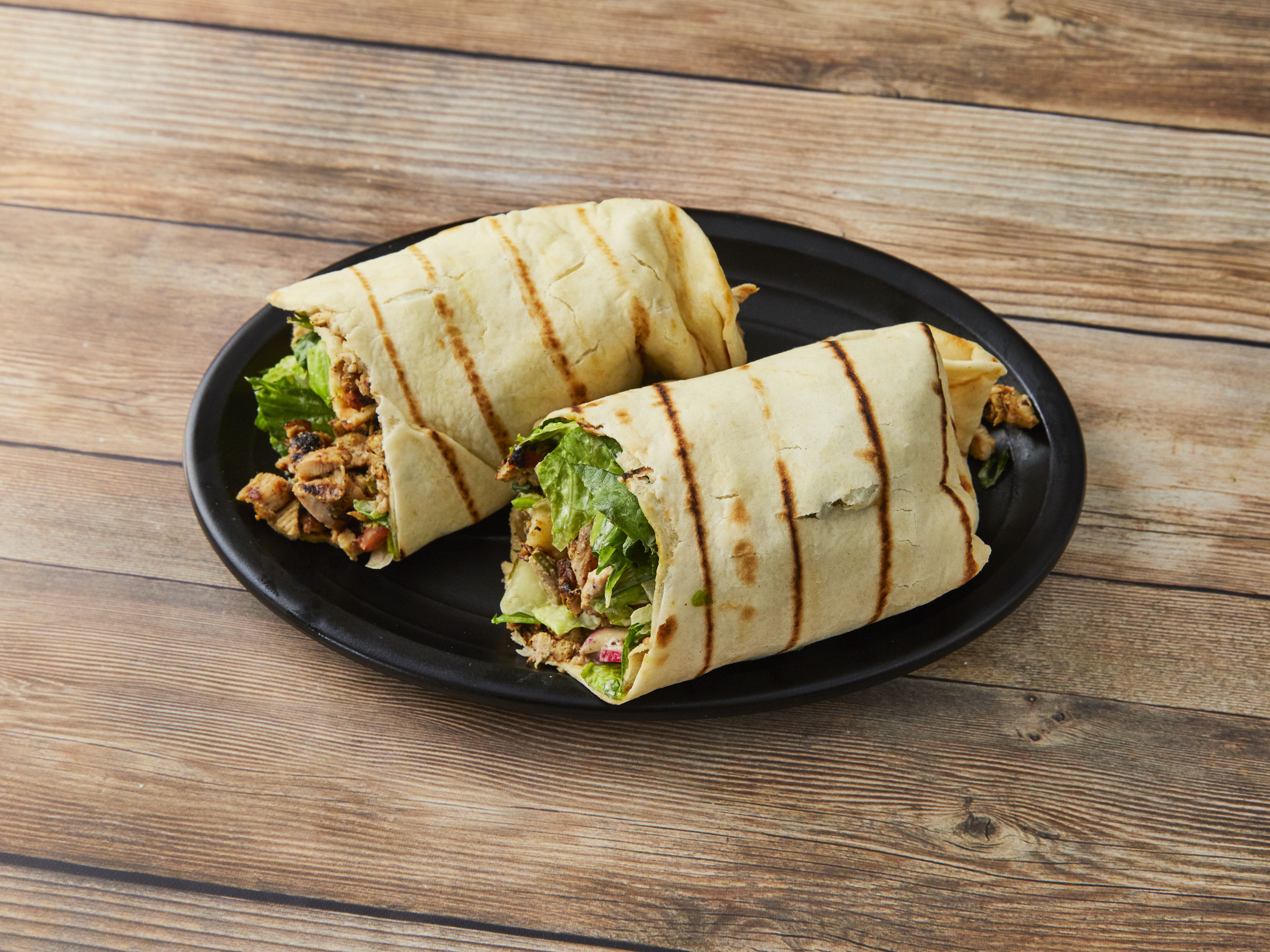 Order Grilled Chicken Shawarma Wrap food online from Zaytune store, Chicago on bringmethat.com