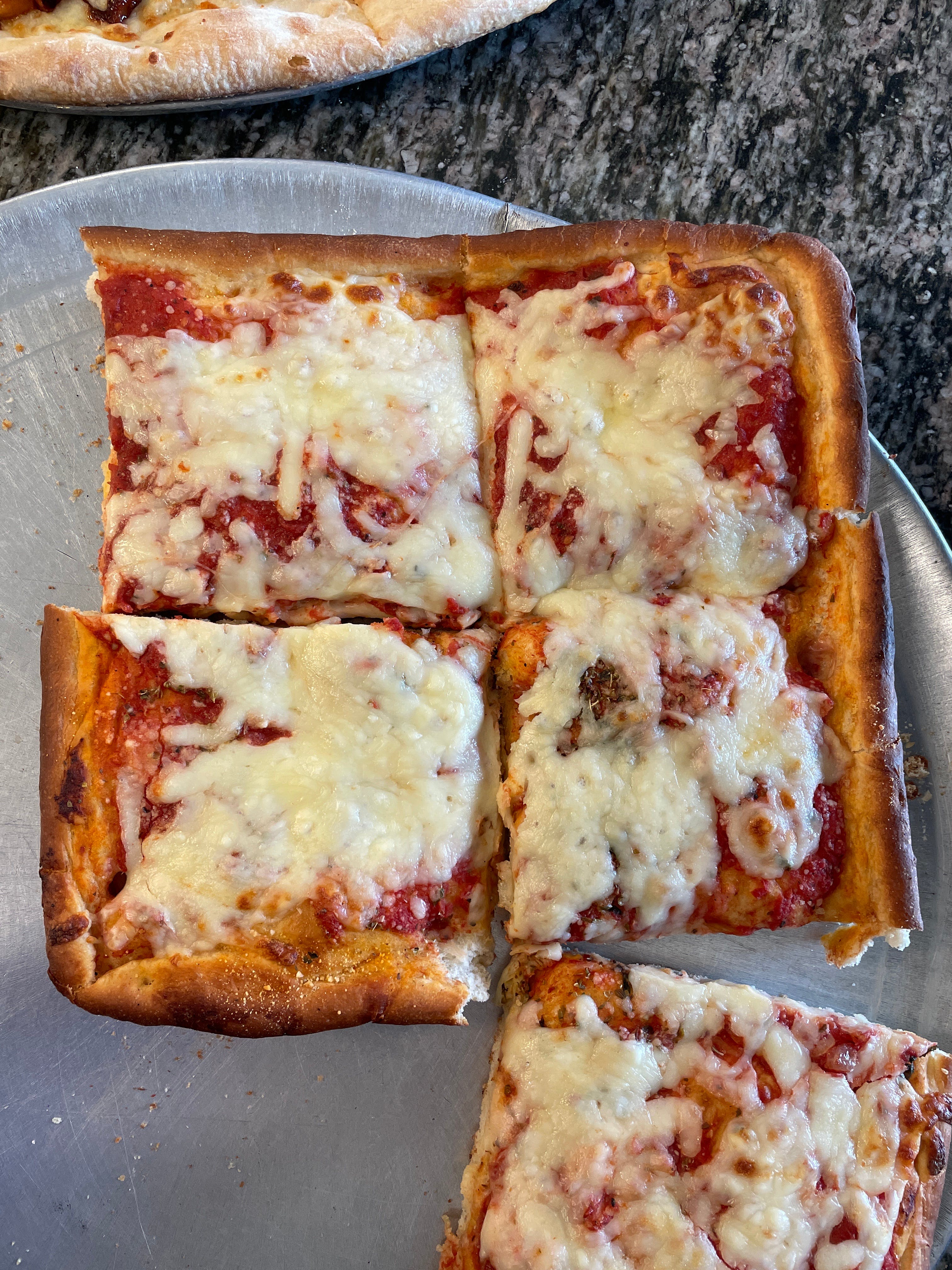 Order Sicilian Cheese Pizza - Pizza food online from Romeo's Pizza store, Freehold on bringmethat.com