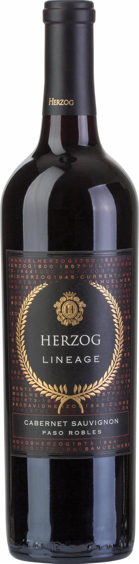 Order Herzog Wine Cellars, Lineage Cabernet Sauvignon Paso Robles (2019) · 750 mL food online from House Of Wine store, New Rochelle on bringmethat.com