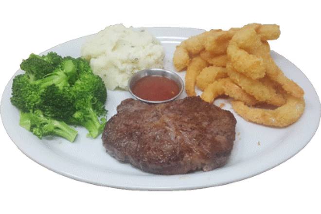 Order Double Meat Combo: 6 oz Ribeye with Breaded Shrimp food online from Ruby Tuesday store, Pottsville on bringmethat.com