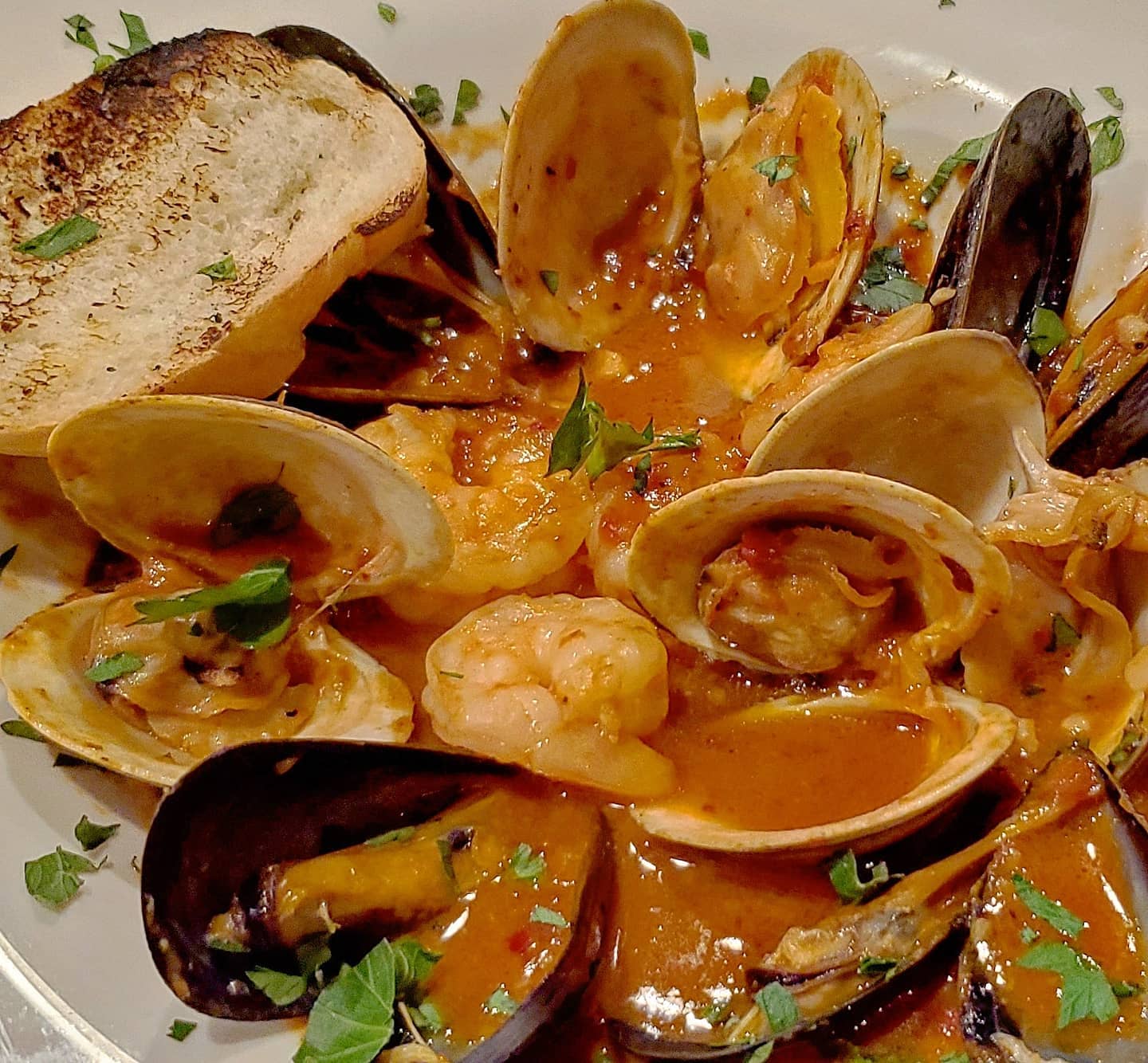 Order Mussels, Clams & Shrimp Diavolo food online from Brix store, Belleville on bringmethat.com