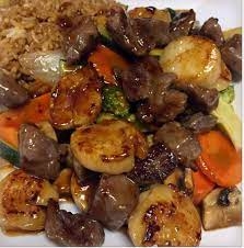 Order Sirloin Steak & Scallop Hibachi food online from Ginza Japanese Cuisine store, Bloomfield on bringmethat.com