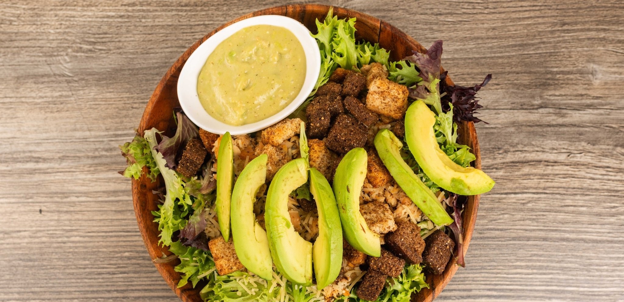 Order Chicken Caesar Salad food online from Avocado Theory store, Tinley Park on bringmethat.com