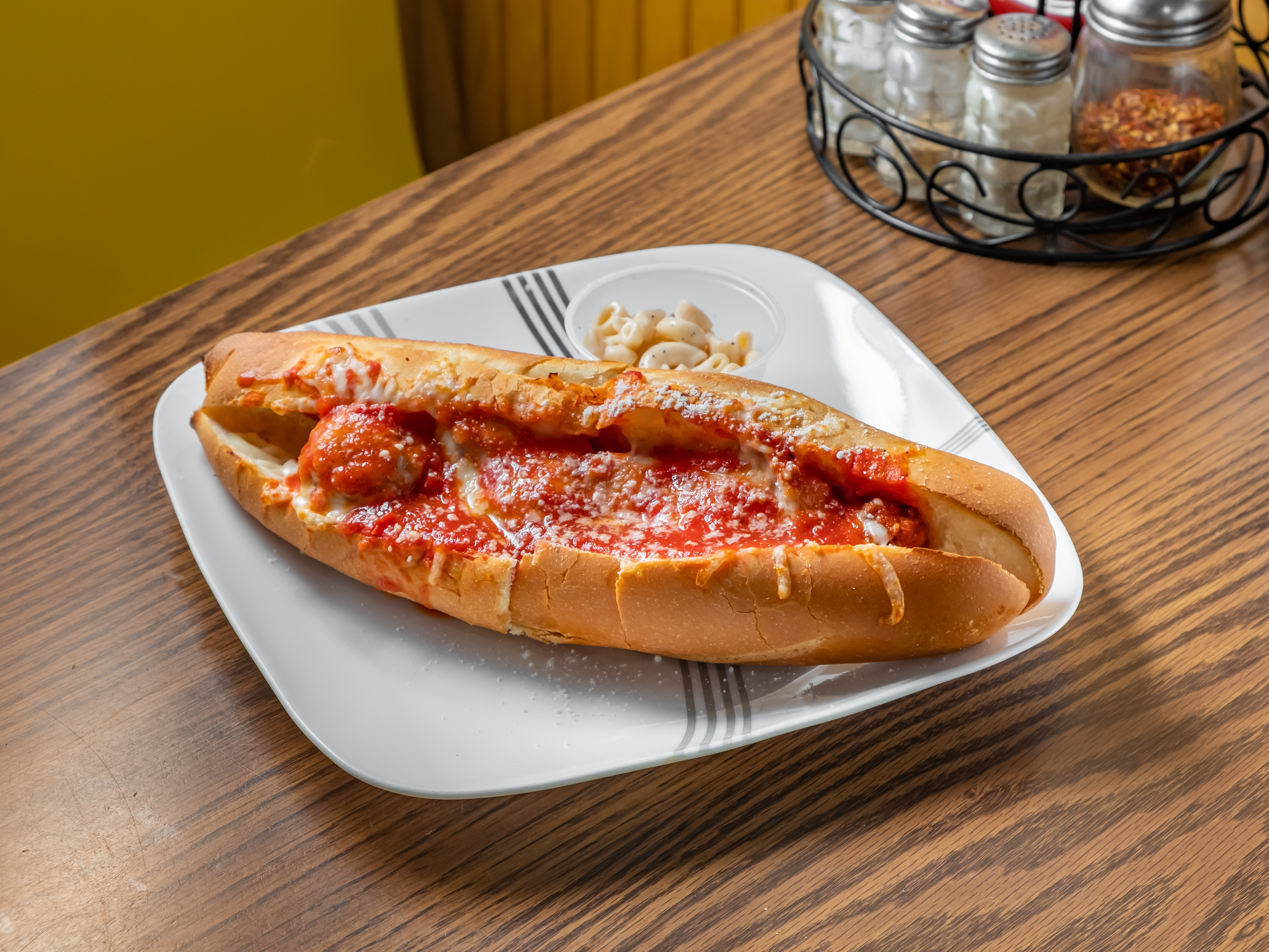 Order Meatball Parm Hot Sandwich food online from Anthony's Pizza Palace store, Trenton on bringmethat.com
