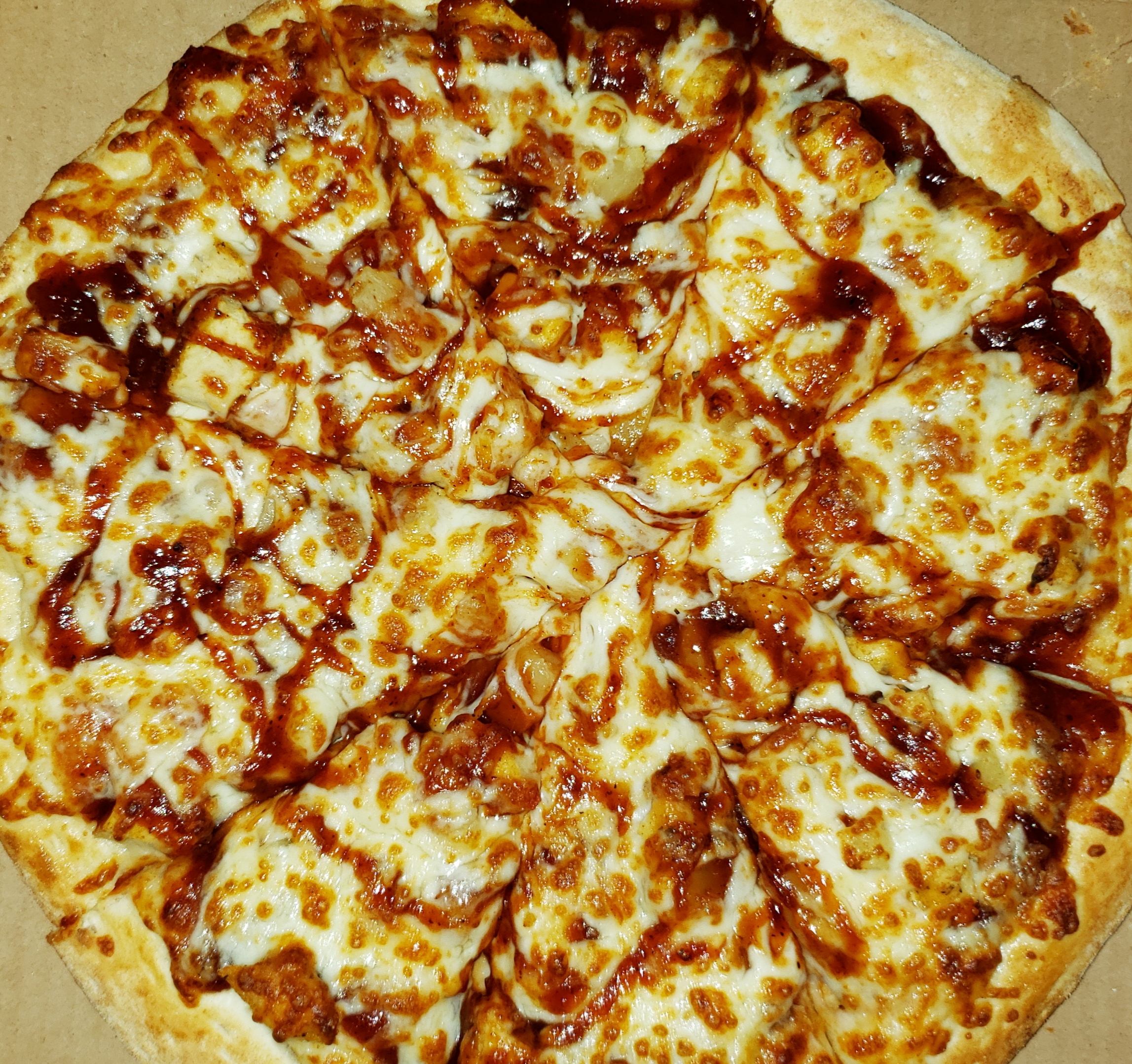 Order BBQ Chicken Pizza food online from Pizza Mart store, Baltimore on bringmethat.com