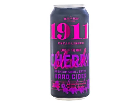 Order 1911 Black Cherry Hard Cider - 4x 16oz Cans food online from Sip Sip Hooray Wines & Liquors store, Syracuse on bringmethat.com