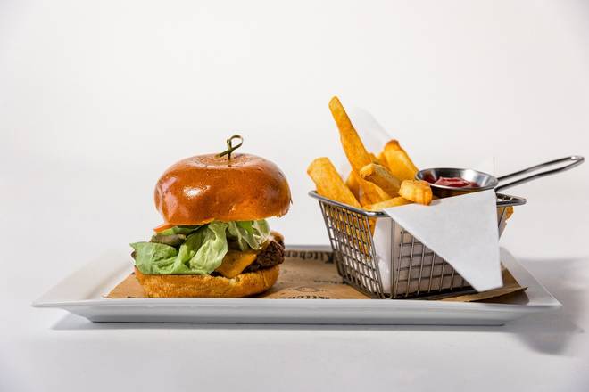 Order Kids Cheeseburger food online from The Hash Kitchen store, Scottsdale on bringmethat.com
