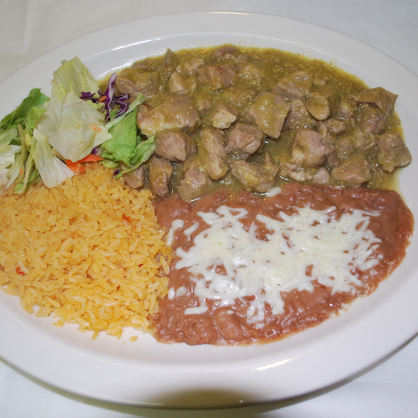 Order Chile Verde food online from Jocy's Fine Mexican Restaurant store, Fowler on bringmethat.com