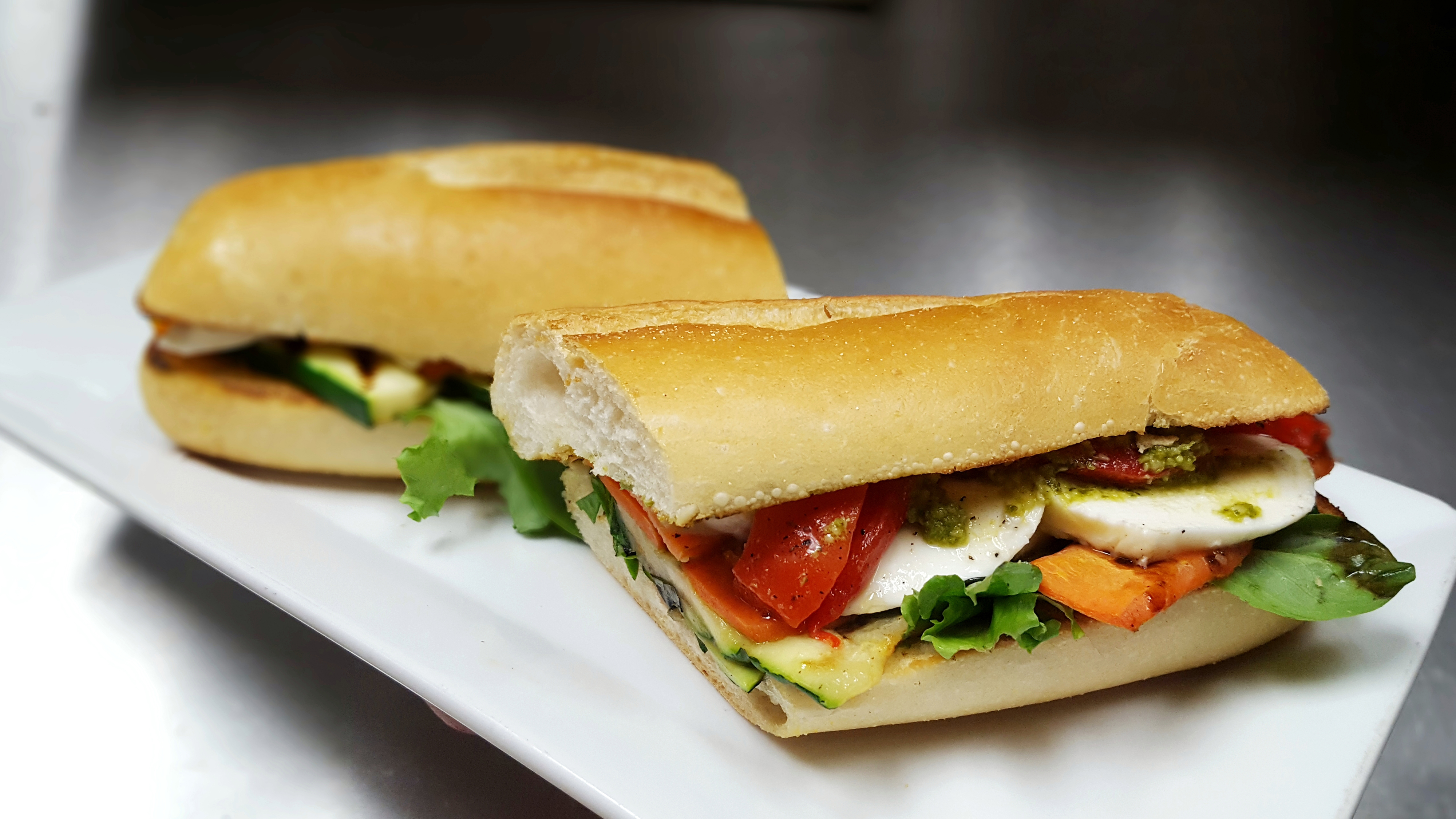 Order Grilled Veggie Sub food online from Marios Pizza Center & Restaurant store, Middlesex on bringmethat.com